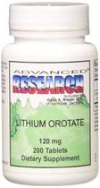 Suplemento NCI Advanced Research Lithium Orotato 120 mg x 200 comprimidos (pacote com 2) Suplemento NCI Advanced Research Lithium Orotato 120 mg x 200 comprimidos (pacote com 2)