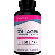 Suplemento NeoCell Super Collagen com vitamina C e biotina 180 comprimidos Suplemento NeoCell Super Collagen com vitamina C e biotina 180 comprimidos