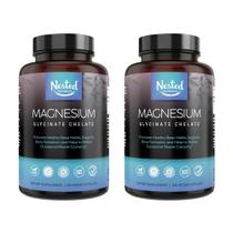 Suplemento Nested Naturals Glicinato de Magnésio 200 mg 240 cápsulas Suplemento Nested Naturals Glicinato de Magnésio 200 mg 240 cápsulas