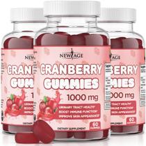 Suplemento NEW AGE Cranberry Gummies Urinary Tract 1000mg
