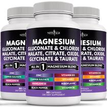 Suplemento NEW AGE Magnesium 270 comprimidos Bone Health