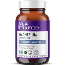 Suplemento New Chapter Magnesium Complex 60 comprimidos veganos