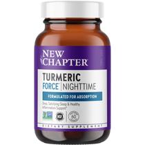 Suplemento New Chapter Turmeric Force Nighttime - 60 Cápsulas