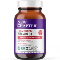 Suplemento New Chapter Vitamina D3 fermentada 2.000 UI 60 comprimidos