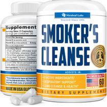 Suplemento NicoLeaf Labs Smoker's Cleanse - 60 Cápsulas para Auxiliar a Parar de Fumar