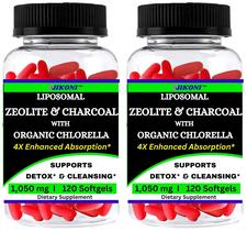 Suplemento Nikoni Liposomal Zeolite Carvão 240 cápsulas moles
