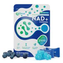 Suplemento NIUSISE NAD Gummies sem açúcar com NAD+ 60 gomas