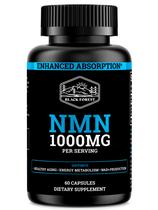 Suplemento NMN Black Forest 1000 mg 60 cápsulas