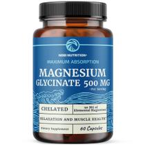 Suplemento Nobi Nutrition Glicinato de Magnésio 500mg 60ct Suplemento Nobi Nutrition Glicinato de Magnésio 500mg 60ct