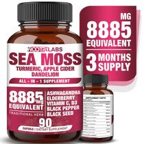Suplemento Nootrilabs Naturals All-in-1 8885 mg Sea Moss 90 cápsulas