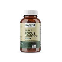 Suplemento Nootropico Rootful Mind Alpha Focus - 60 Cápsulas Suplemento Nootropico Rootful Mind Alpha Focus - 60 Cápsulas