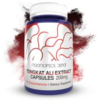 Suplemento Nootropics Depot Tongkat Ali Extract 200 mg 120 cápsulas Suplemento Nootropics Depot Tongkat Ali Extract 200 mg 120 cápsulas