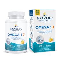 Suplemento Nordic Naturals Omega-3D 60 Cápsulas Gelatinosas
