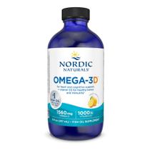 Suplemento Nordic Naturals Omega-3D 8 onças 1560 mg +1000 UI de limão Suplemento Nordic Naturals Omega-3D 8 onças 1560 mg +1000 UI de limão