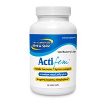 Suplemento NORTH AMERICAN HERB & SPICE ActiFem 90 cápsulas