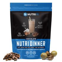 Suplemento noturno NutriDinner, chocolate com colágeno alimentado com capim