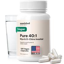 Suplemento Nourished 40:1 Mio e D-Quiro Inositol 120 Cápsulas Suplemento Nourished 40:1 Mio e D-Quiro Inositol 120 Cápsulas