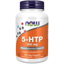 Suplemento NOW 5-HTP (5-hidroxitriptofano) 100 mg 120 cápsulas