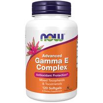 Suplemento NOW Advanced Gamma E Complex - 120 Cápsulas