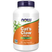 Suplemento NOW Cat's Claw 500 mg de ervas 250 cápsulas