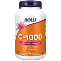 Suplemento NOW de vitamina C-1.000 com roseira brava e bioflavonóides 250 comprimidos