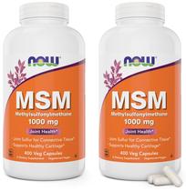 Suplemento NOW Foods MSM 1000mg - 800 Cápsulas Vegetais