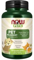 Suplemento NOW Pet Health Pet Health Pet Relaxante para cães e gatos