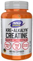 Suplemento NOW Sports Nutrition Kre-Alkalyn Creatina 750 mg