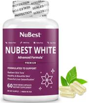 Suplemento NuBest Glutationa branca 400 mg e cardo mariano