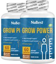 Suplemento NuBest Grow Power Bone Strength para crianças e adolescentes