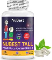 Suplemento NuBest Tall Calcium & Magnésio para Ossos 5+ - 60 cápsulas