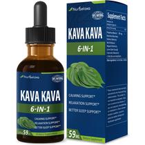 Suplemento Nurbetoxa Kava Kava, extrato de raiz de kava, gotas de 60 ml