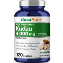 Suplemento Nusa Pure Kudzu Root 20:1: Extrato 200 mg x 120 cápsulas