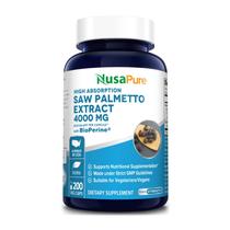 Suplemento Nusa Pure Saw Palmetto 4000mg - 200 Cápsulas