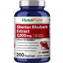 Suplemento NuSaPure de Ruibarbo Siberiano 10:1 Extrato 2500mg