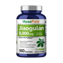Suplemento NusaPure Jiaogulan 9000 mg 180 cápsulas vegetais