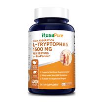 Suplemento NusaPure L-Triptofano 1500 mg 200 cápsulas vegetarianas