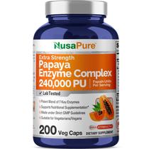 Suplemento NuSaPure Papaya Papaine Enzyme Complex 240.000 PU