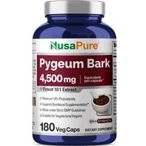 Suplemento NusaPure Pygeum Bark 4500 mg 180 cápsulas vegetais