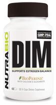 Suplemento NutraBio DIM 100mg - 60 cápsulas vegetais