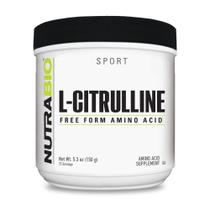 Suplemento NutraBio L-Citrulina 150g, Aminoácido de Forma Livre