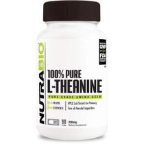 Suplemento NutraBio L-Teanina 200 mg 90 cápsulas