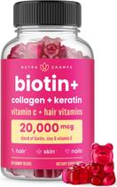 Suplemento NutraChamps Hair Skin & Nails Gummies Biotina 5000mcg