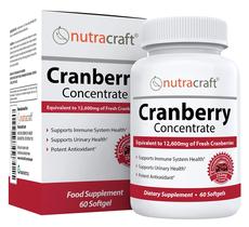 Suplemento Nutracraft Cranberry Extract Bladder Support 60 cápsulas gelatinosas