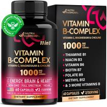 Suplemento NUTRAHARMONY Vitamin B Complex 11 em 1 60 cápsulas