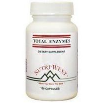 Suplemento Nutri-West Total ENZYMES 120 comprimidos