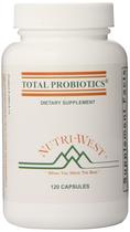 Suplemento Nutri-West Total Probiotics 120 cápsulas