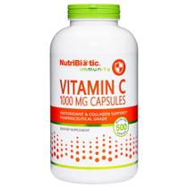 Suplemento NutriBiotic Vitamina C 1000 mg, cápsulas, 500 unidades
