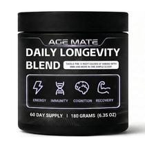 Suplemento Nutricional age mate Daily Longevity Blend 180g Suplemento Nutricional age mate Daily Longevity Blend 180g