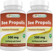 Suplemento nutricional Best Naturals Bee Propolis 500 mg 240 cápsulas Suplemento nutricional Best Naturals Bee Propolis 500 mg 240 cápsulas